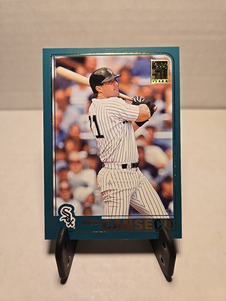 2001 Topps Traded&Rookies#T59 Jose Canseco Chicago White Sox ShoWtiMeCardZ092326