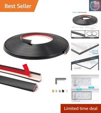 20ft Outside Vinyl Corner Trim Peel and Stick for Tile and Wall Edges, Furnit...