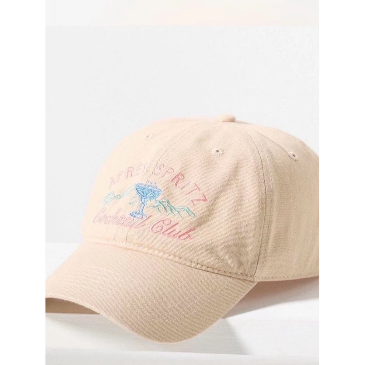 Anthropologie Terry Trucker Hat Snapback Le Jeu De Paume Patch Green Retro NWOT Anthropologie Hats for Women for sale | eBay main image 2