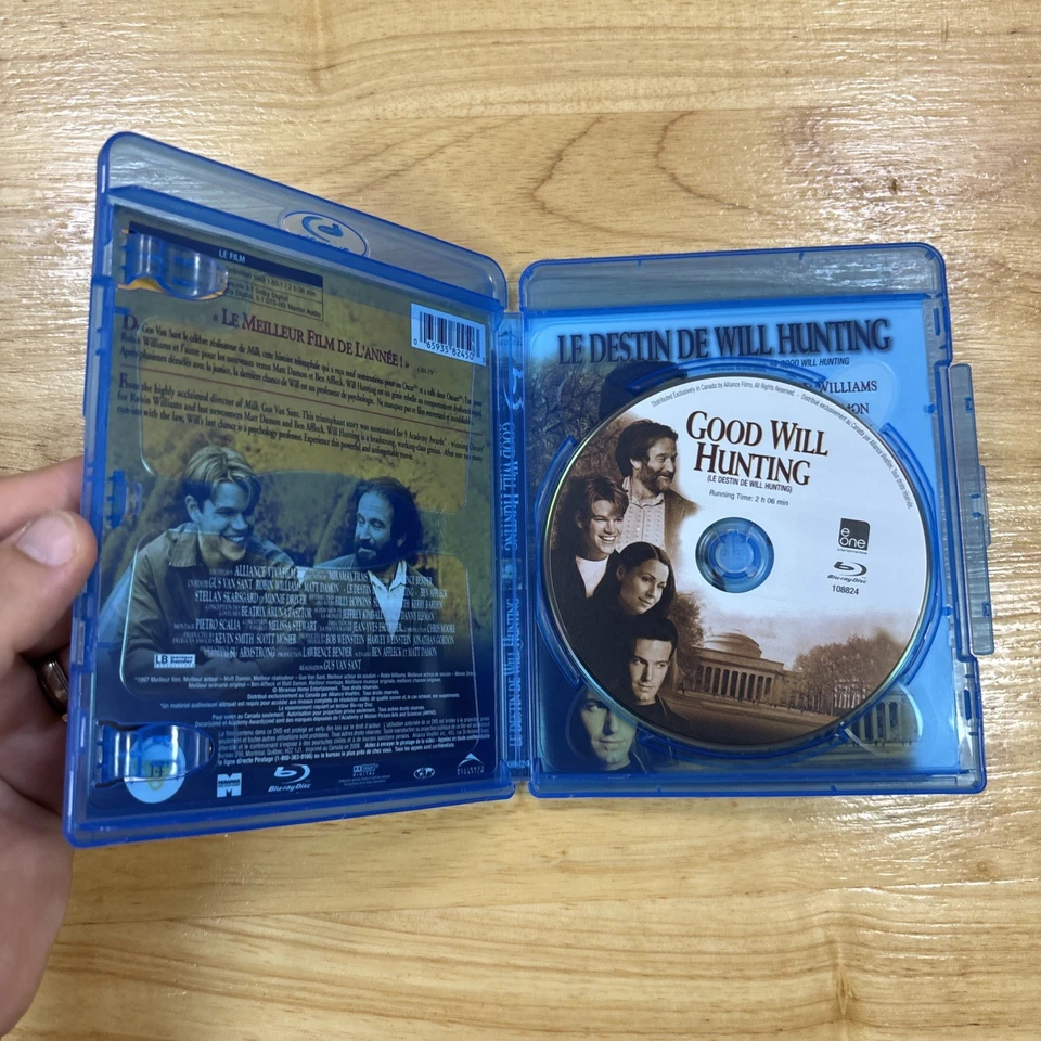 Good Will Hunting - 1997 (Blu-ray, 2008, Canadian Release) - Image 4 of 4