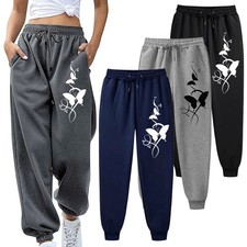 Women’s Casual Sweatpants Drawstring Trousers Versatile with Pockets