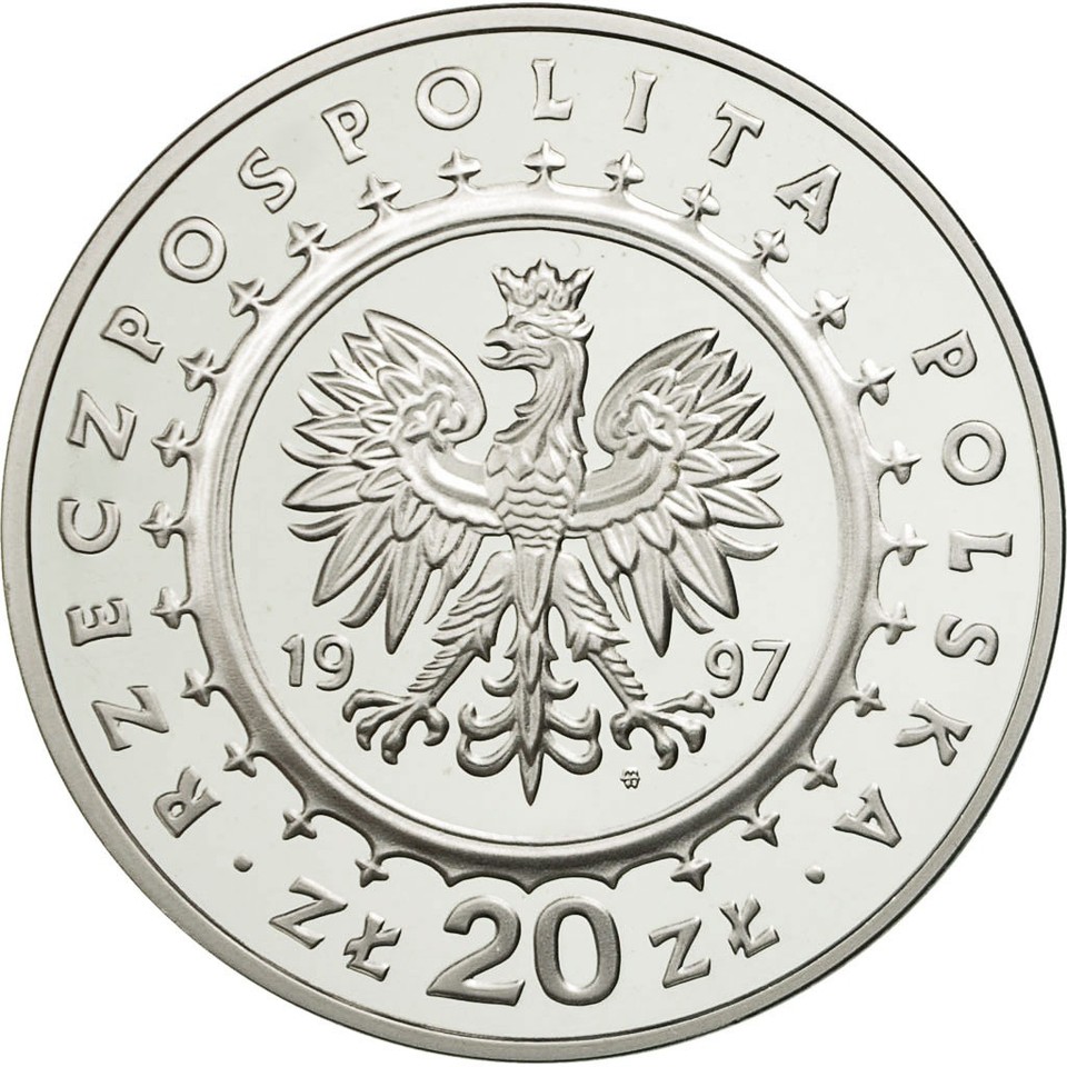 [#472254] Coin, Poland, 20 Zlotych, 1997, MS, Silver, KM:332 | eBay