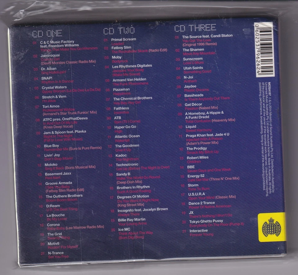 Ministry of Sound: 90s Anthems 2 (3CD) | New & Sealed | Dance Music - Image 2 of 4