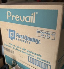 WOW 150 PREVAIL Dri-Bed Urinary Incontinence Underpads 23"x36" FAST FREE SHIP 