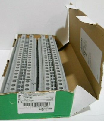 Lot of 10 New Terminal Blocks NSYTRV62 Schneider Electric Screw Terminals 