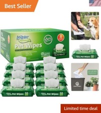 Naturals Pet Wipes - 100 Plant-Based, 400ct for Gentle Grooming  Deodorizing