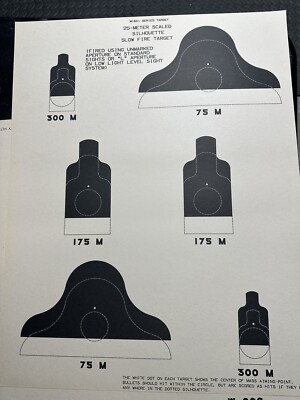 1970s Vintage Target US DOD M16a1 20 Count Like Perfect Condition
