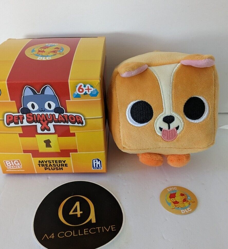 ROBLOX Series 1 BIG GAMES Pet Simulator X Mystery Plush Stuffed