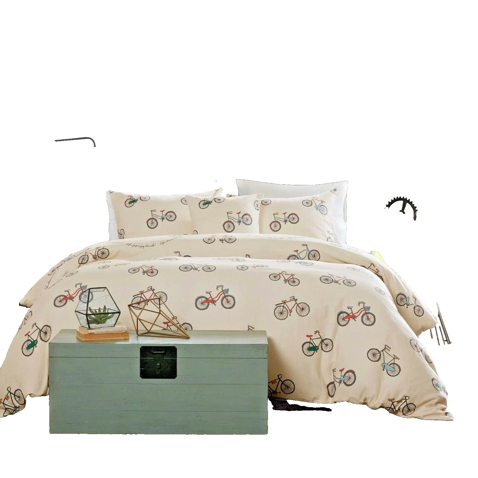 Paris 100% Cotton Fill Fundas de edredón y Juegos de Cama