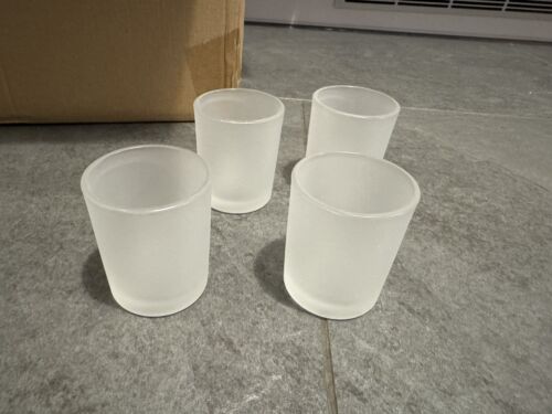 Meredith 9cl Frosted Empty Candle Glass Jars - Box Of 96 Pieces - Crafts Etc - Picture 2 of 6