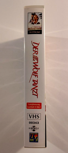 Der mit dem Wolf tanzt - Langfassung - 4 Std. - Deutsch - 1990 - VHS Kassette - Bild 3 von 7