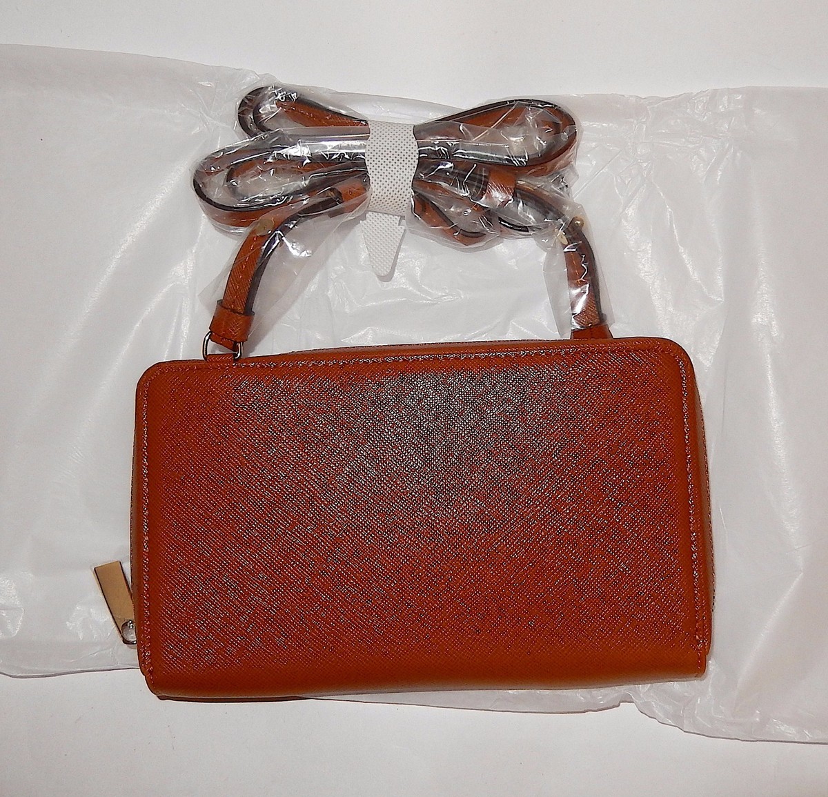 SOCIETY NEW YORK Women's Zip Around Wallet, BROWN, 9308XMH | eBay