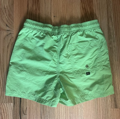 Boy's Art Class Mid-Thigh Length Pull On Swim Trunks Drawstring Green Size Large - Picture 2 of 3