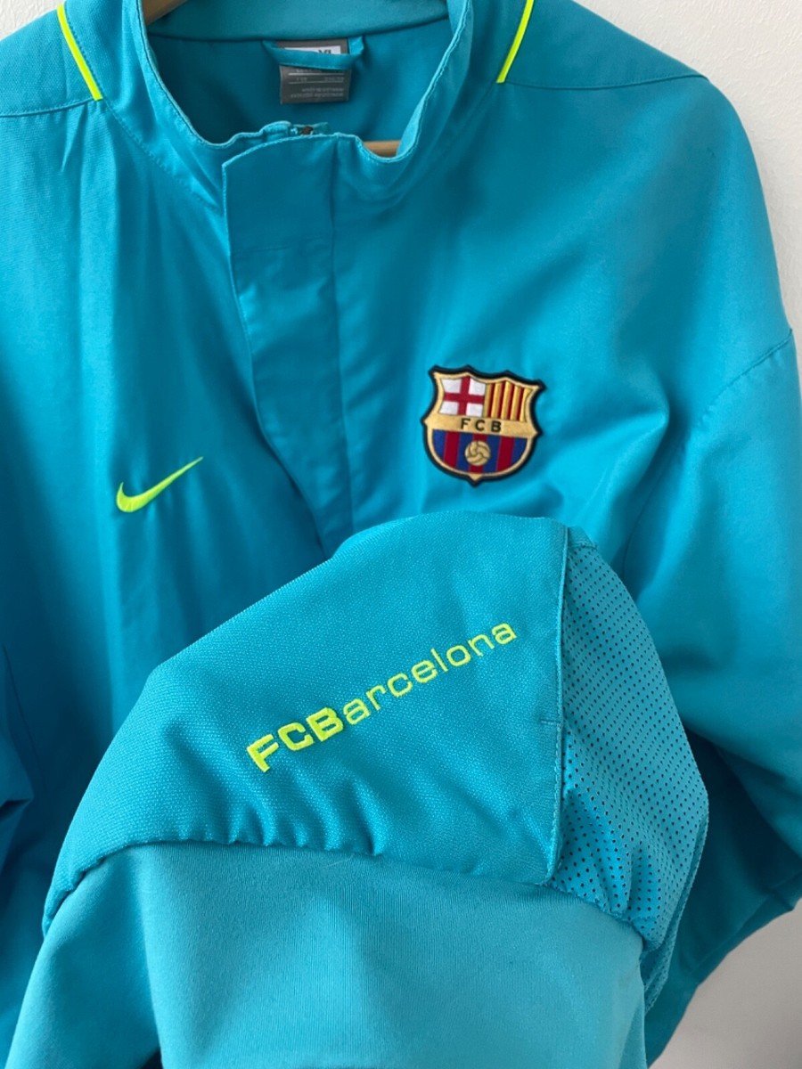 FC BARCELONA 2007/2008 JACKET TRAINING SOCCER FOOTBALL TRACK