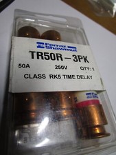 Mersen-Ferraz TR50R 250V Rk5 Time Delay Fuse QTY 3