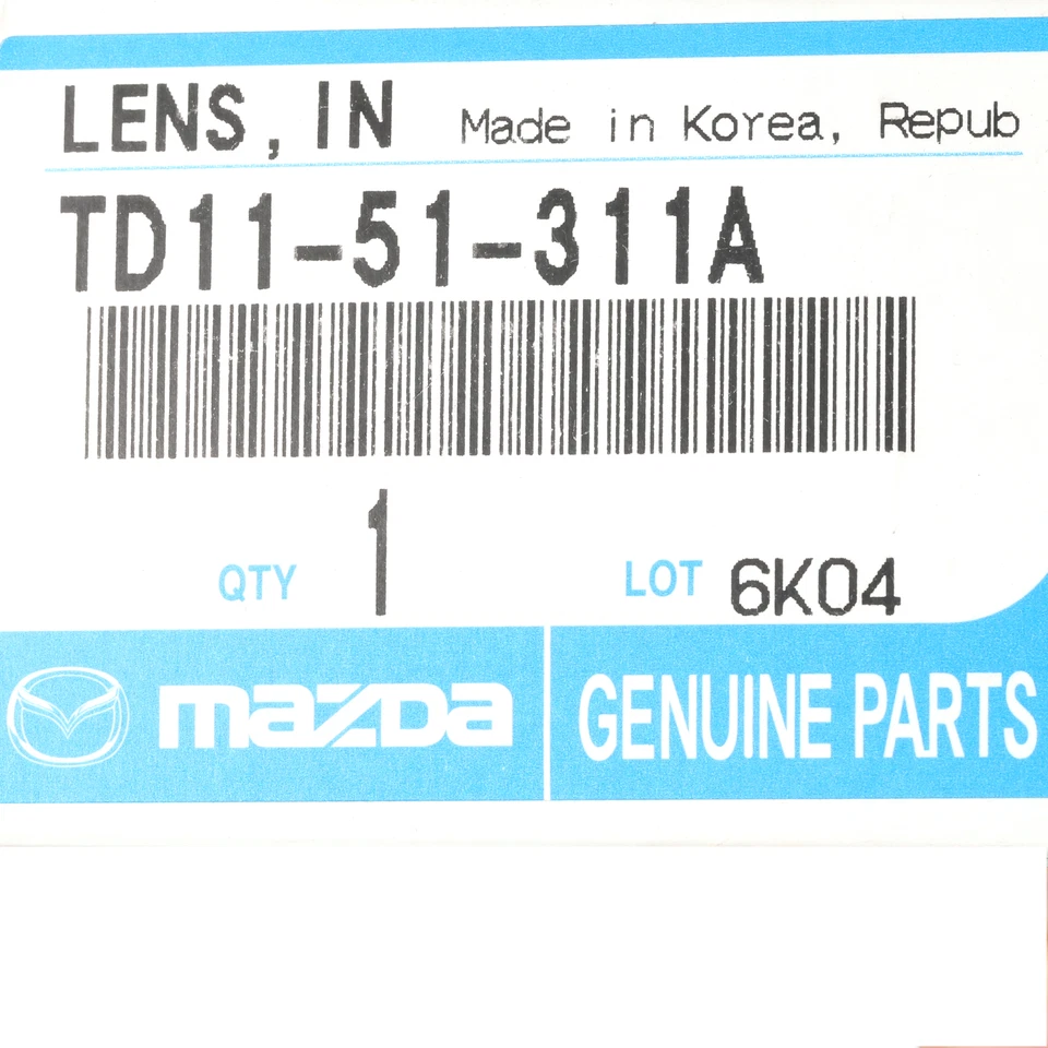 Luz de lente interior genuina Mazda6 CX-9 2007-2013 TD11-51-311A Foto 3 de 3