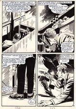 PANIQUE A WAKE PLANCHE ORIGINALE OSS 117 ADAPTATION BD ROMAN JEAN BRUCE page 150