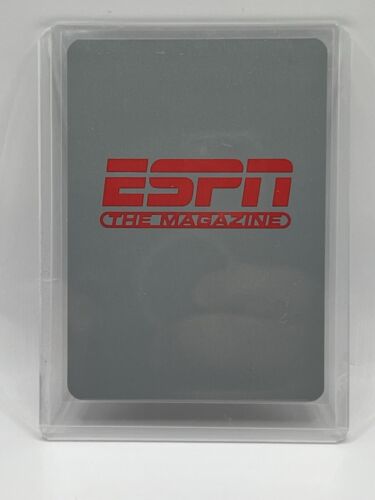 RARE 1999 ESPN the Magazine Eric Lindros 9 of clubs Employee Playing Card - Picture 2 of 2