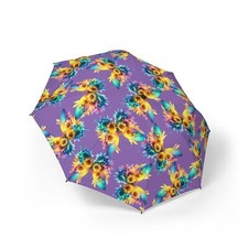 Vibrant Floral Butterfly Umbrella - Colorful Garden Canopy, Rain Gear, Sunshade