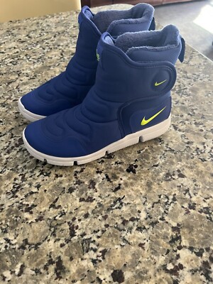 Nike Novice Blue Snow Boots 3Y Fast Shipping