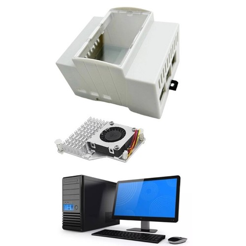Precise Cover Optional Active Cooling Fan for RPI5 Board DIN Rail Shell - Afbeelding 7 van 10