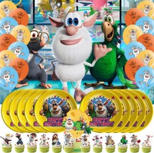 Booba Party Supplies Birthday Decorations Set Balloons Cake Toppers Banner