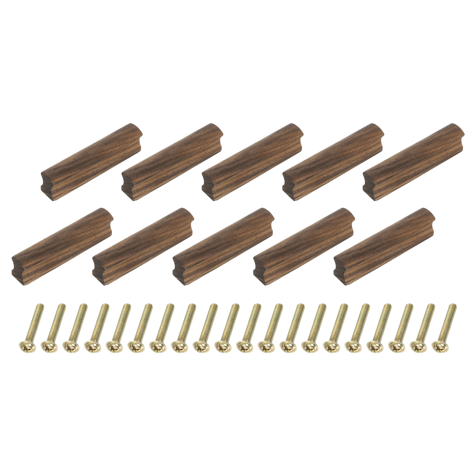 12Pcs Black Walnut Wood 2.52