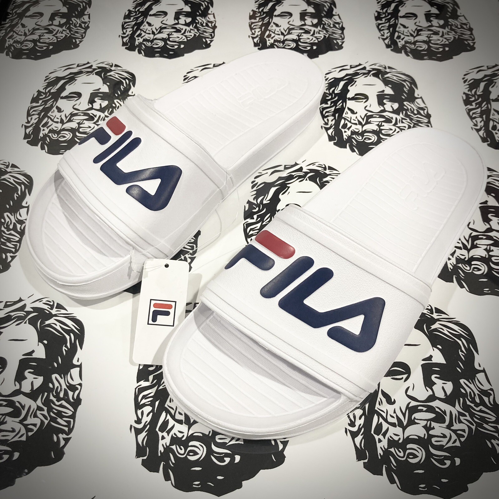 NUOVO! Sandalo pantofola sportivo classico Fila Original adulto uomo 9 donna 10