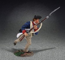 BRITAINS CLASH OF EMPIRES 16022 CONTINENTAL LINE 1ST AMERICAN REGIMENT CHARGING