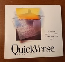 QuickVerse Version 5 PC CD Bible Study Lessions Made Easy 5 Disc Set