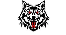 CAR HOOD SIDE FENDER TRUNK DECORATION DECAL STICKER BLACK WOLF