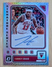 2023-24 Donruss Optic Signature Series TORREY CRAIG auto Holo Prizm Bulls Celts
