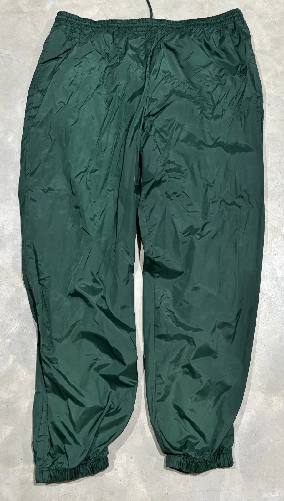 Vintage JC Penney USA Olympic Apparel Nylon Joggers Lined Drawstring Mens XL