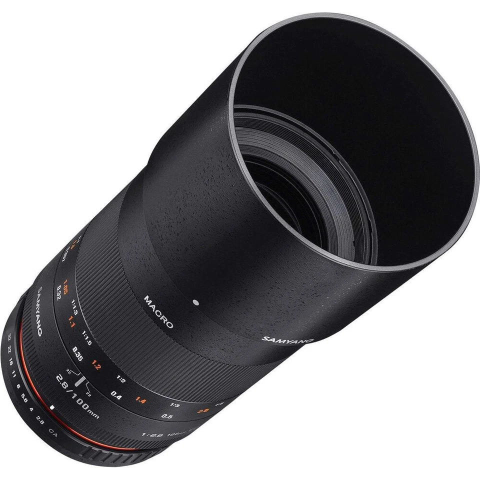 Samyang 100mm F2.8 Macro UMC II Camera Lens For Canon EF Full Frame Black - image 2 of 4