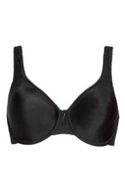 Wacoal 855192 Basic Beauty Full Figure Seamless UW Bra in Black NWT $58+