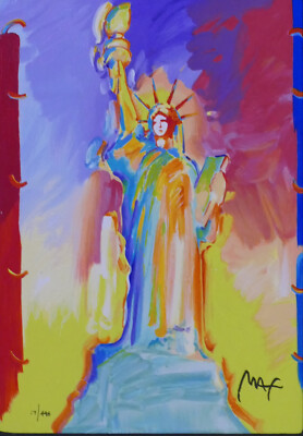 Art: Peter Max - Statue of Liberty VIII / Signed Ltd-Edition