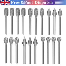20PCS Diamond Grinding Burr Bits Drill Set Rotary Multi Tool For Dremell UK