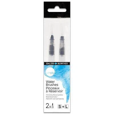Daler Rowney Simply Water Brushes Set of 2