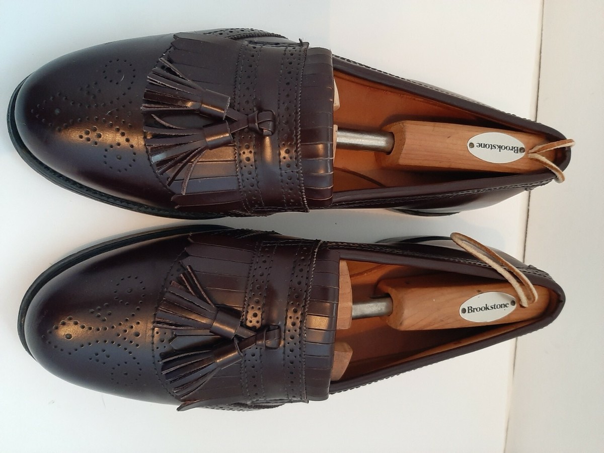 Allen Edmonds 11B Bridgeton Dark Chili Dress Shoes Loafers  display picture 2