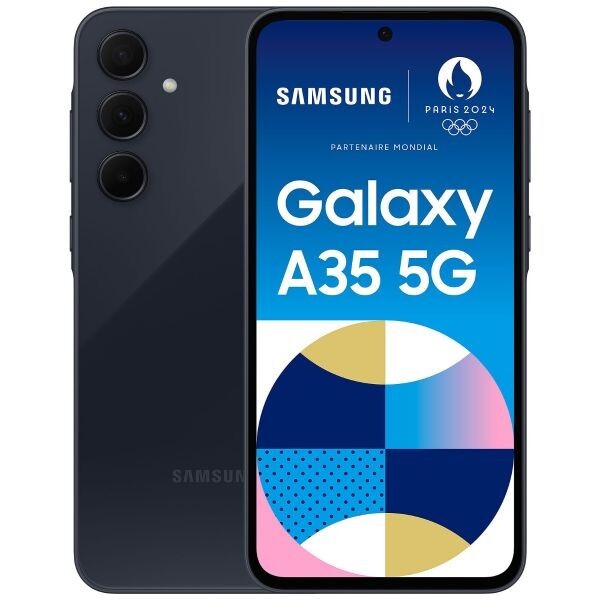 SAMSUNG GALAXY A35 A356 5G DUAL SIM 6GB RAM 128 GB  BLACK 50MPX GARANZIA ITALIA