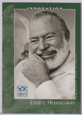 ERNEST HEMINGWAY - 2002 AMERICAN TREASURES VINTAGE TRADING CARD # 97