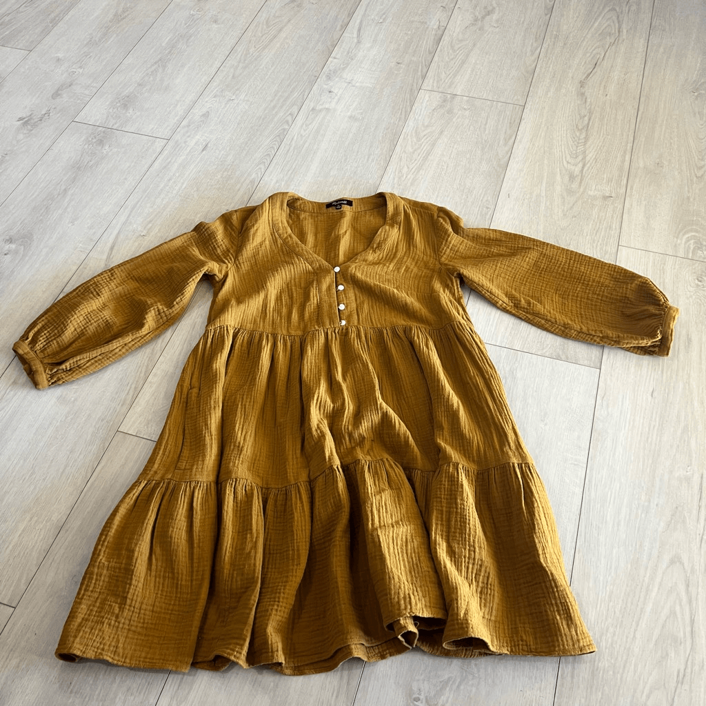 colette mini dress gold madewell Lightspun size 00 Formal New Arrivals