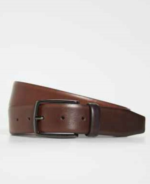 Hugo Boss men's Carmello 2 Brown Leather Belt - size 30 / 80- retail $118