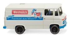 Wiking 027058 MB L 406 Box Van Westmilch 1967-74