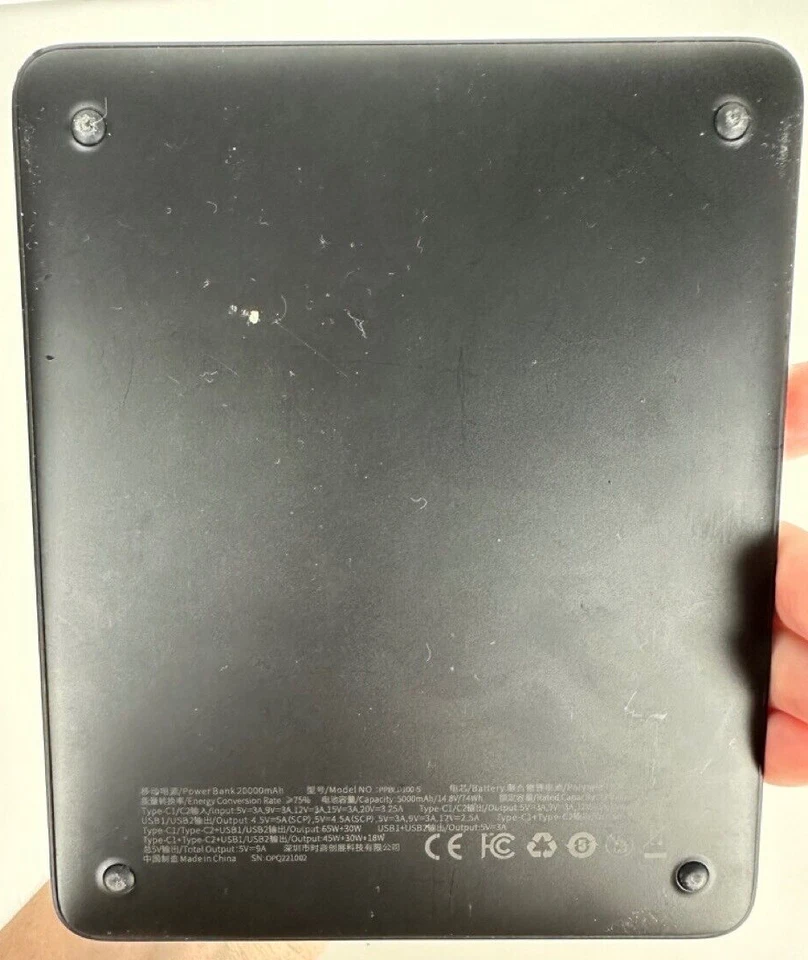 Baseus 100W PD Power Bank 20000mAh Fast Charging USB C External Battery Charger - Image 2 of 4