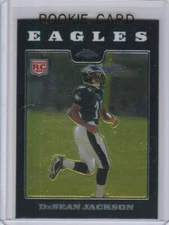 DeSEAN JACKSON 20098 Topps Chrome PHLADELPHIA EAGLES ROOKIE CARD Football RC