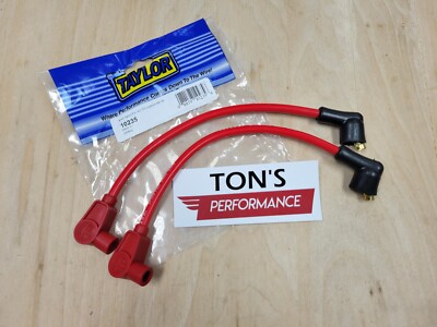 Taylor Spark Plug Wire Set 10235; Spiro Pro 8mm Red for Harley FXR Super Glide