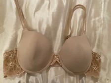 Lightly Lined Underwire Nude Bra. No Tags. Approximately 36c