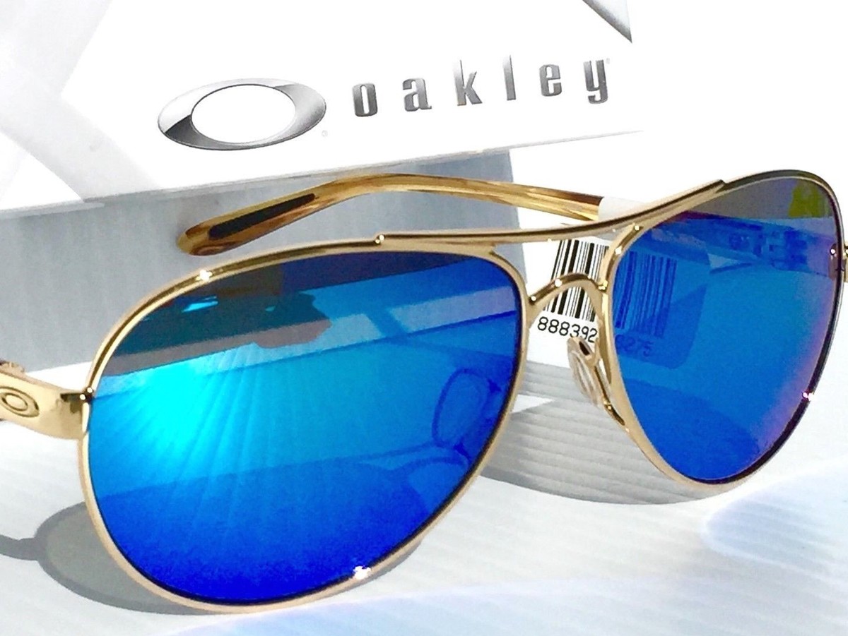 NEW Oakley FEEDBACK Gold AVIATOR POLARIZED Galaxy Sapphire  display picture 2