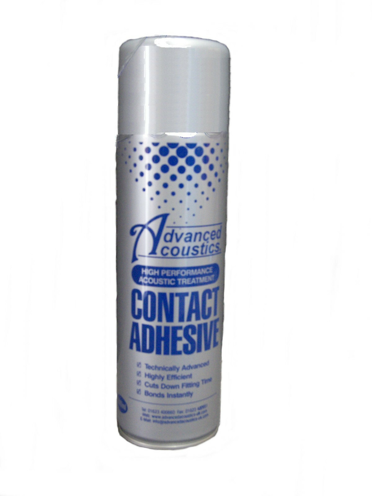Advanced Acoustics Contact Adhesive for Acoustic Foam Studio Treatment Installs